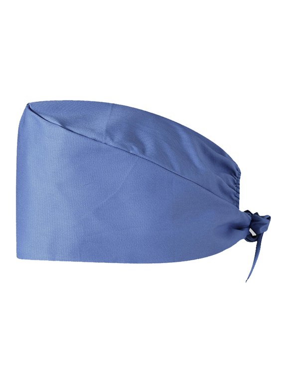 Scrub Cap Adjustable Unisex Nurse Hat for Pet Grooming Beauty Center SPA Workers Sky Blue