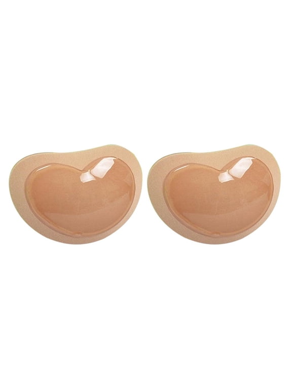 Self-adhesive Silicone Bra Insert Pads Push Up Breast Enhancers Skin Color