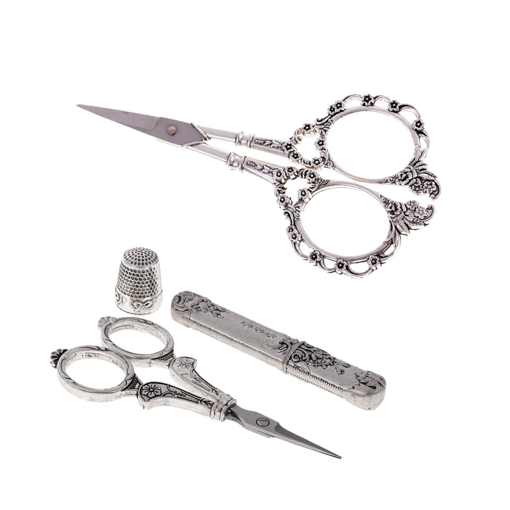 Wxqbjtam Sewing Tool Kit, Sewing Tools Set Includes Embroidery Scissors, Metal Needle