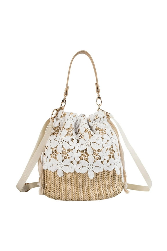 Shoulder Bag Beach Purse Photo Props Decor Flower