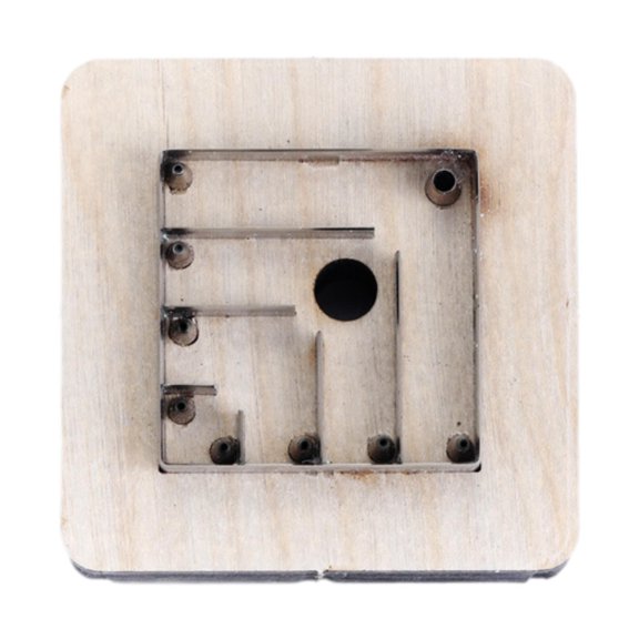 Wxqbjtam Snowflake Leather Cutting Die Leather Cut Template Cutting Tool Handcraft Sturdy