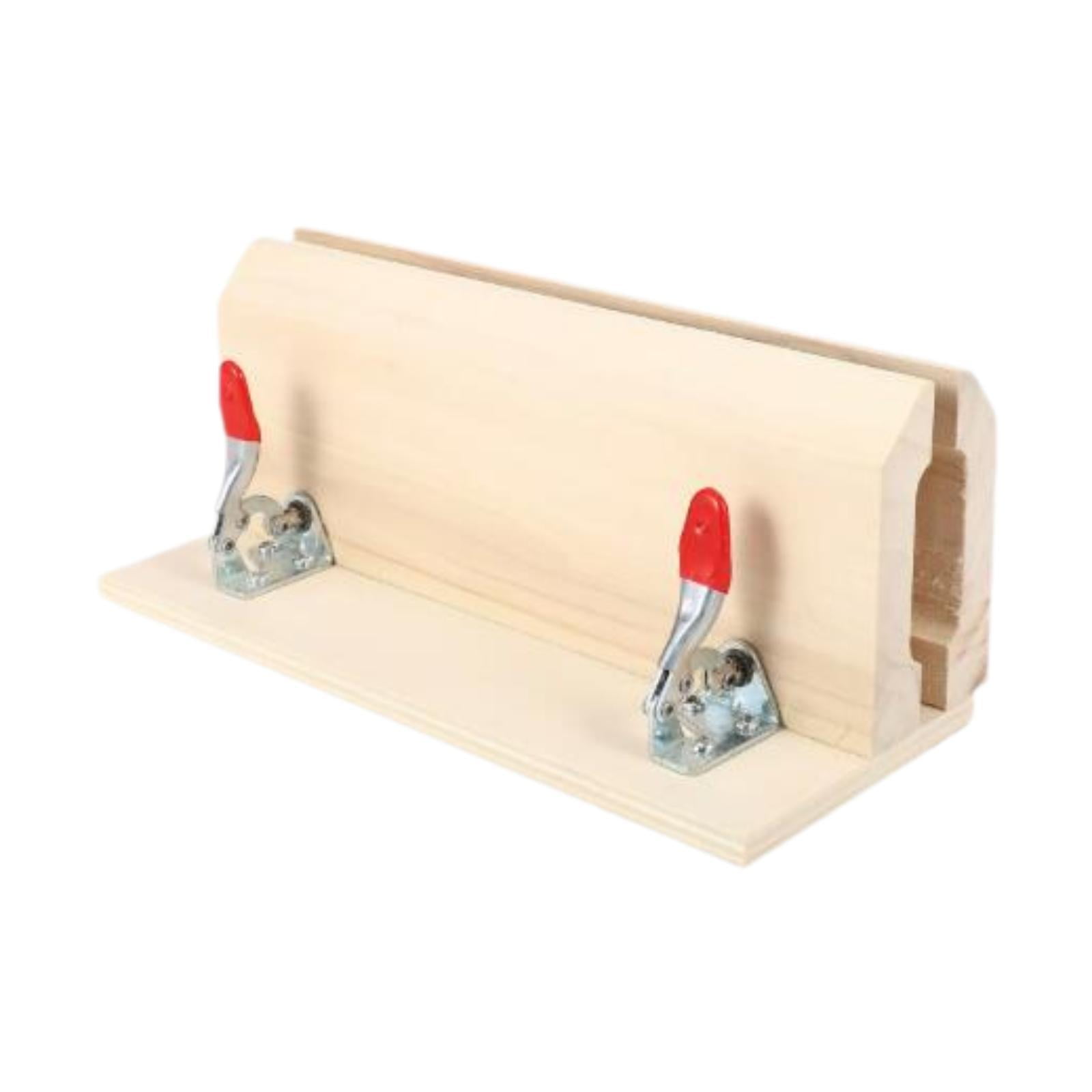 Wxqbjtam Stitching Horse PU Leather Clamp Wood Belt DIY Clip DIY Craft Table Desktop Tool