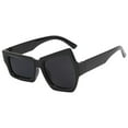 thumbnail image 1 of Wxqbjtam Sunglasses, UV , Retro Asymmetric Unisex Novelty Eyewear, Funny Glasses for Men Black, 1 of 6