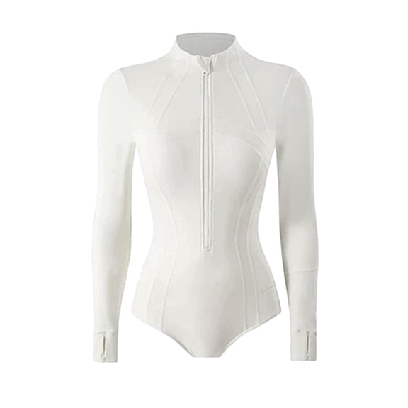 Wxqbjtam Surfing Wetsuit Shorty Wet Suit Portable Quick Drying Women Long Sleeve Swimsuit M