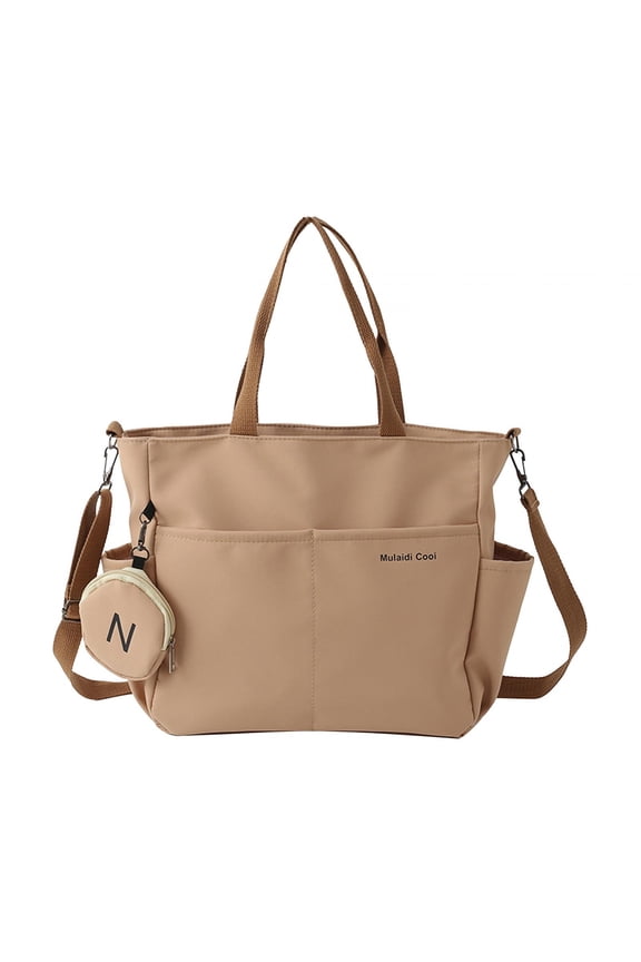 Tote Bag for Women Fashion Mommy Tote Large Wear Resistant Weekender Bag Shopper Khaki