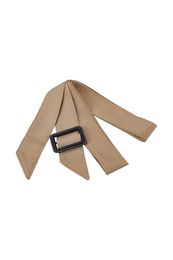 Trench Coat Belt Decoration Casual Waistband for Dating Shopping Overcoat Jacket Khaki