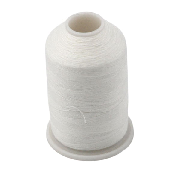 Wxqbjtam White Water Soluble Sewing Thread for Clothes Making DIY Handmade Crafts Dressmaker Sew, 1000 Meters