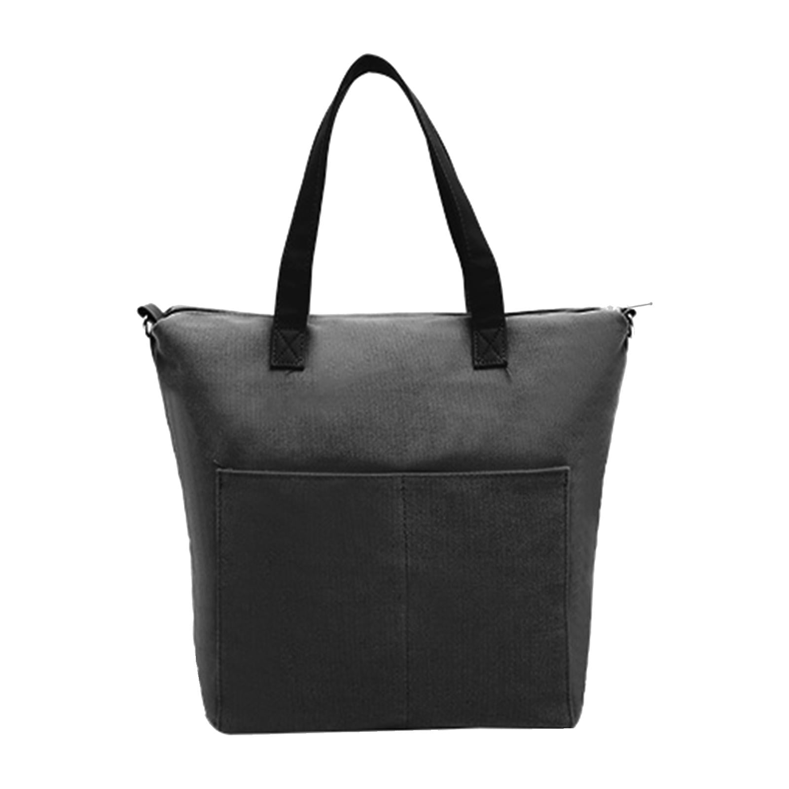 Wxqbjtam Yarn Storage Organizer Knitting Bag Empty Storage Bag Large Crochet Bag Tote for black