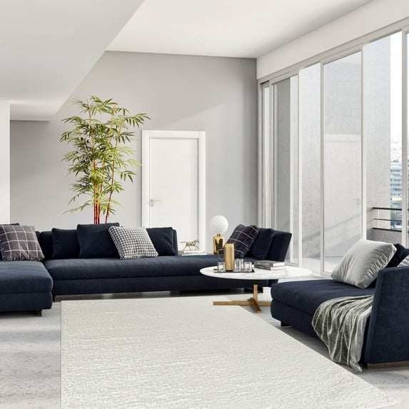 Wyatt & Ash Parma Solid Plush Shag Area Rug