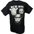Wyatt Family We're Here Bray Luke Harper Erick Rowan WWE Mens T-shirt Wyatt Family We're Here Bray Luke Harper Erick Rowan WWE Mens T-shirt