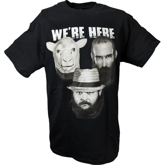 Wyatt Family We're Here Bray Luke Harper Erick Rowan Mens T-shirt