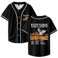thumbnail image 1 of Wyatt Flores Bucking Bin Chicken Tour 2026 Merch Baseball Jersey V-Neck Shirt Women Men Short Sleeve Streetwear Clothes, 1 of 2