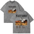 thumbnail image 1 of Wyatt Flores Bucking Bin Chicken Tour 2026 Merch Cotton T-Shirt Wash Tee Women Men Short Sleeve Crewneck Tee, 1 of 3