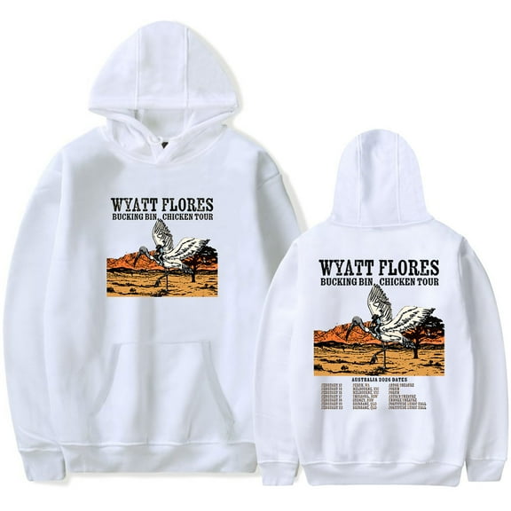 Wyatt Flores Bucking Bin Chicken Tour 2026 Merch Hoodies Women Men Casual Long Sleeve Sweatshirt Fashion Clothes
