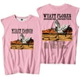 thumbnail image 1 of Wyatt Flores Bucking Bin Chicken Tour 2026 Merch Tank Tops Sleeveless Sport Vest Women Men Outdoor Sportwear, 1 of 3