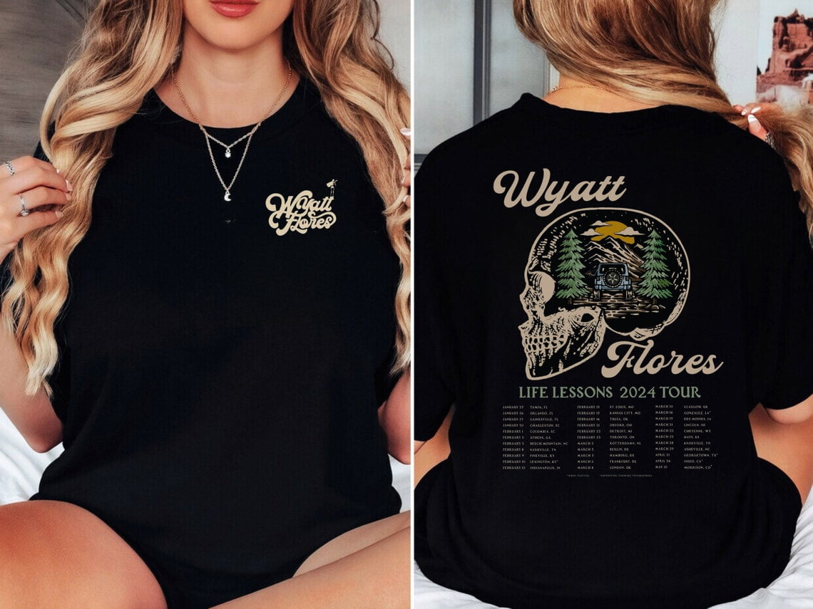 Wyatt Flores Tour Shirt Life Lessons Tour 2024 Shirt Wyatt Flores