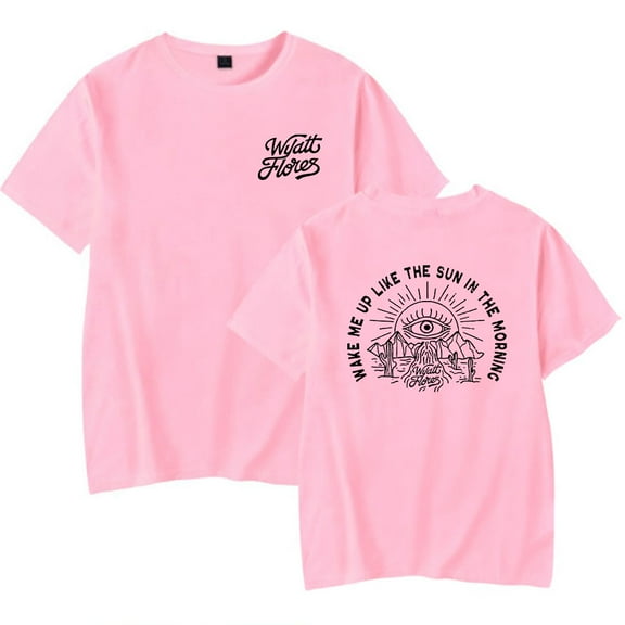 Wyatt Flores Wake Me Up Tee Women Men Crewneck Short Sleeve T-shirt Casual Fashion Tops