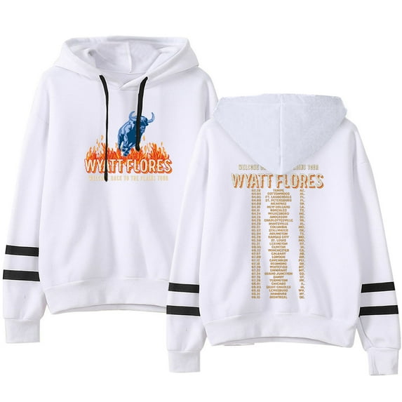 Wyatt Flores Welcome BACK To The Plains Tour 2025 Men/Women Hooded Sweatshirt - Streetwear Long Sleeve
