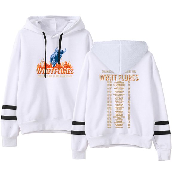 Wyatt Flores Welcome BACK To The Plains Tour 2025 Merch Men/Women Hooded Sweet Streetwear Hooded Long Sleeve