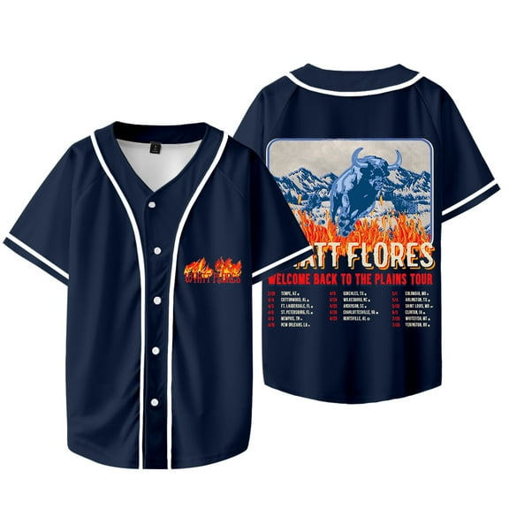 Wyatt Flores Welcome To The Plains Tour 2025 Baseball Jacket Tee Summer Unisex Short Sleeve T-Shirts