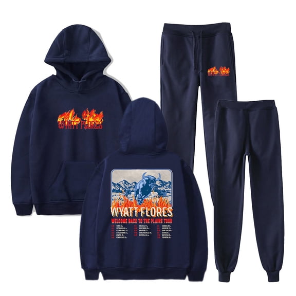 Wyatt Flores Welcome To The Plains Tour 2025 Merch Hoodies Jogger Pants Unisex Fashion Streetwear