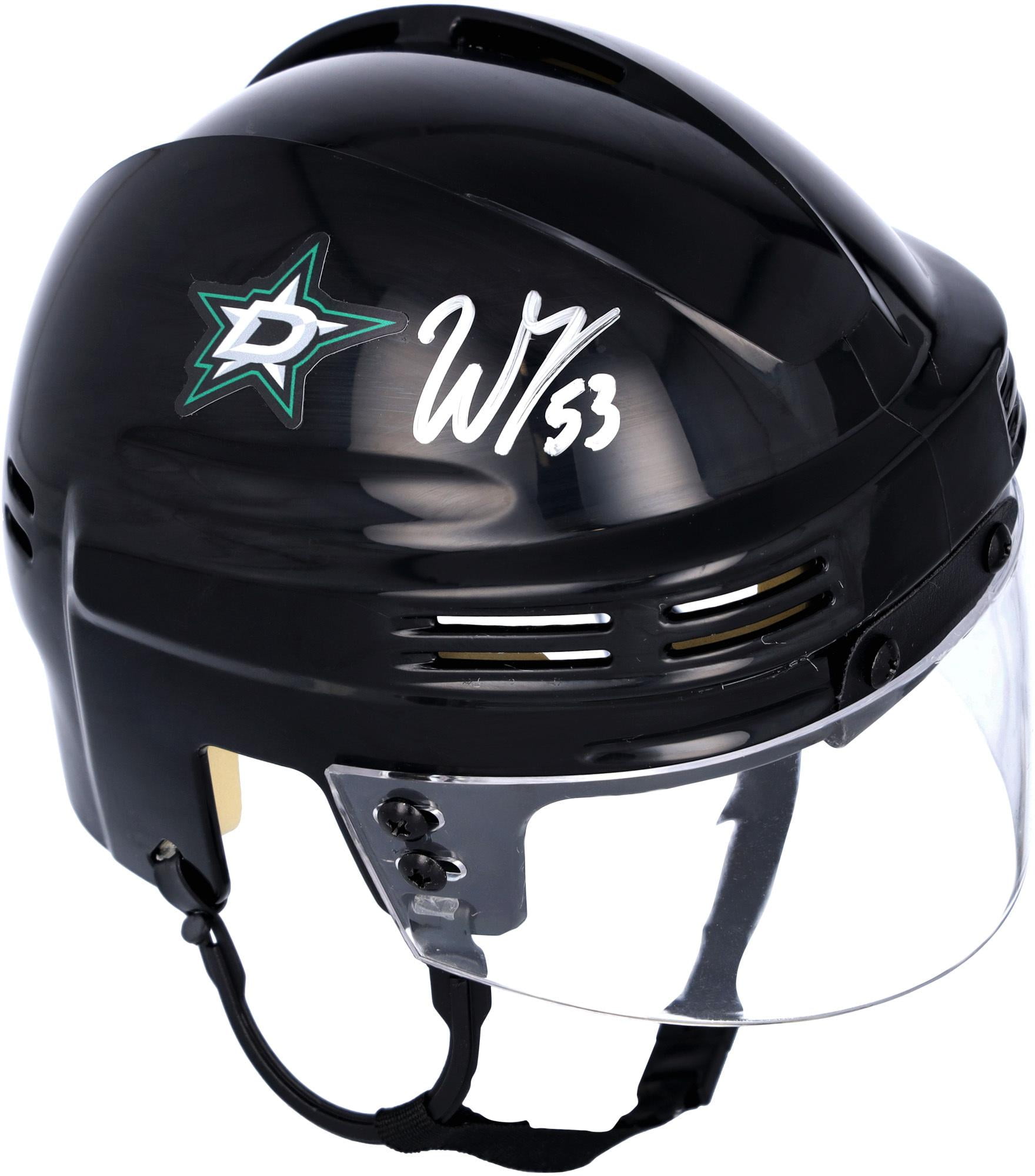Wyatt Johnston Dallas Stars Autographed Black Mini Helmet - Fanatics Authentic Certified