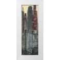 thumbnail image 1 of Wyatt Jr., Norman 11x24 White Modern Wood Framed Museum Art Print Titled - Urban Landscape I, 1 of 4