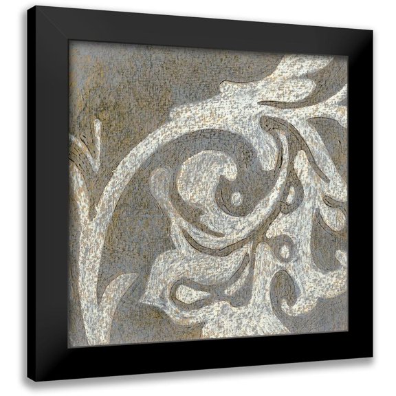 Wyatt Jr., Norman 12x12 Black Modern Framed Museum Art Print Titled - Rococo III