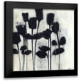 thumbnail image 1 of Wyatt Jr., Norman 12x12 Black Modern Framed Museum Art Print Titled - Small Roses II, 1 of 5