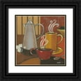 thumbnail image 1 of Wyatt Jr., Norman 12x12 Black Ornate Wood Framed with Double Matting Museum Art Print Titled - Another Cup II, 1 of 4