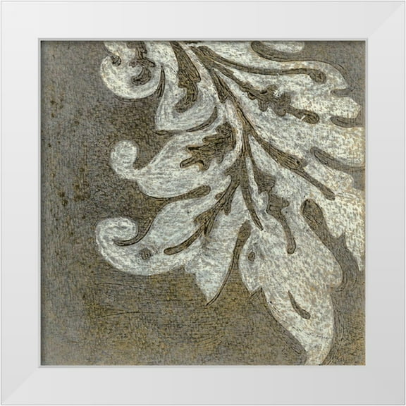 Wyatt Jr., Norman 12x12 White Modern Wood Framed Museum Art Print Titled - Rococo IV