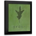 thumbnail image 1 of Wyatt Jr., Norman 12x14 Black Modern Framed Museum Art Print Titled - Going Green I, 1 of 5