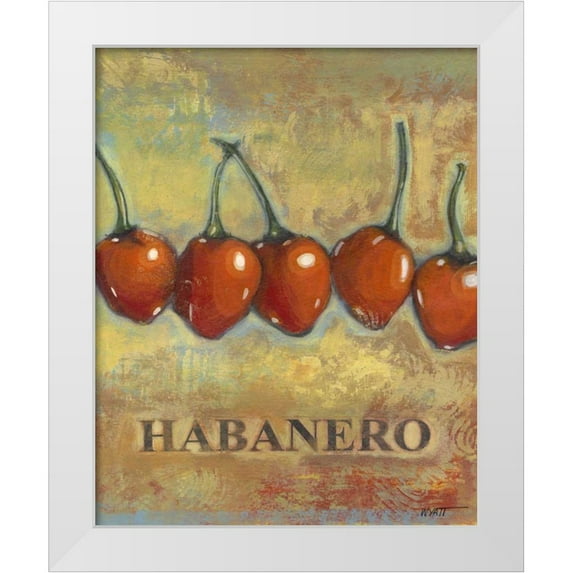 Wyatt Jr., Norman 12x14 White Modern Wood Framed Museum Art Print Titled - Habanero