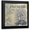 thumbnail image 1 of Wyatt Jr., Norman 15x15 Black Modern Framed Museum Art Print Titled - Beautiful Flowers II, 1 of 5