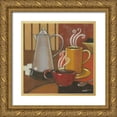 thumbnail image 1 of Wyatt Jr., Norman 15x15 Gold Ornate Wood Framed with Double Matting Museum Art Print Titled - Another Cup II, 1 of 4