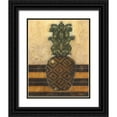 thumbnail image 1 of Wyatt Jr., Norman 15x18 Black Ornate Wood Framed with Double Matting Museum Art Print Titled - Regal Pineapple I, 1 of 4