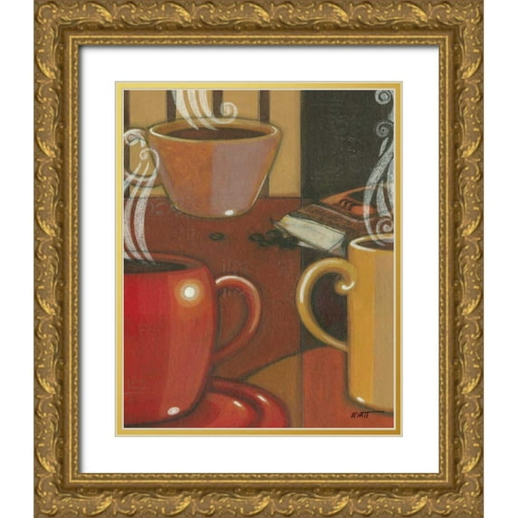 Wyatt Jr., Norman 15x18 Gold Ornate Wood Framed with Double Matting Museum Art Print Titled - Another Cup IV