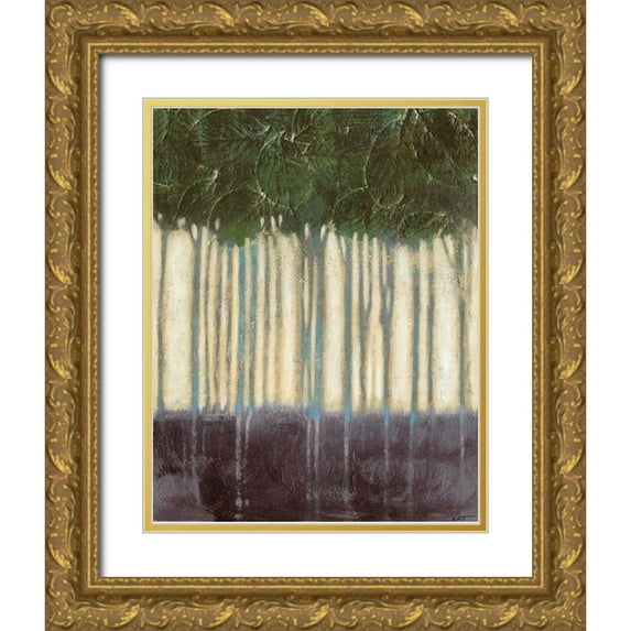 Wyatt Jr., Norman 15x18 Gold Ornate Wood Framed with Double Matting Museum Art Print Titled - Sunlit Rainforest I