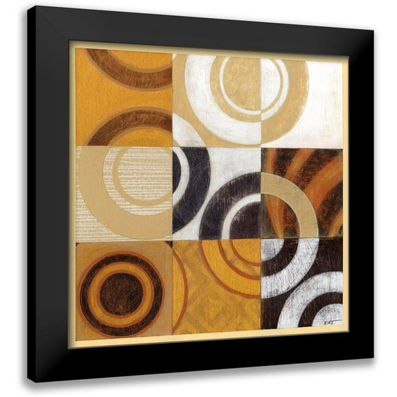 Wyatt Jr., Norman 20x20 Black Modern Framed Museum Art Print Titled - Pulse I