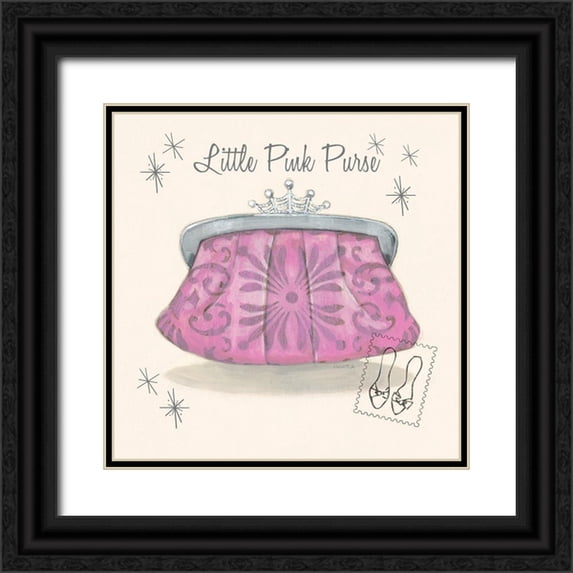 Wyatt Jr., Norman 20x20 Black Ornate Wood Framed with Double Matting Museum Art Print Titled - Pretty Purse