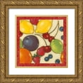 thumbnail image 1 of Wyatt Jr., Norman 20x20 Gold Ornate Wood Framed with Double Matting Museum Art Print Titled - Fruit Medley I, 1 of 4