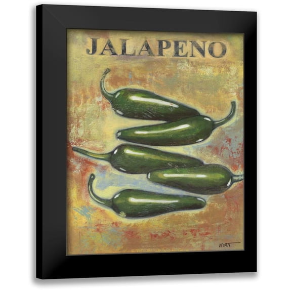 Wyatt Jr., Norman 20x24 Black Modern Framed Museum Art Print Titled - Jalapeno