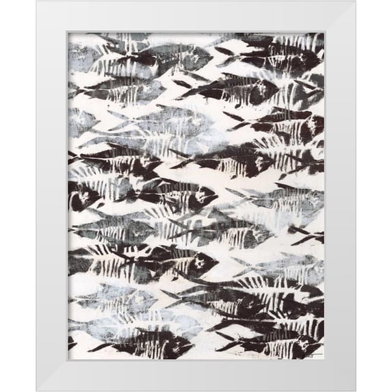 Wyatt Jr., Norman 20x24 White Modern Wood Framed Museum Art Print Titled - Fossilized II