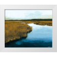 thumbnail image 1 of Wyatt Jr., Norman 24x20 White Modern Wood Framed Museum Art Print Titled - Wet Lands I, 1 of 4