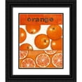 thumbnail image 1 of Wyatt Jr., Norman 26x32 Black Ornate Wood Framed with Double Matting Museum Art Print Titled - Orange, 1 of 4