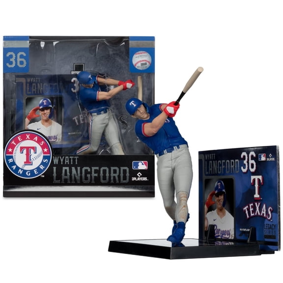 Wyatt Michael Langford (MLB: Texas Rangers) 7" Posed Figure McFarlane's SportsPicks #17