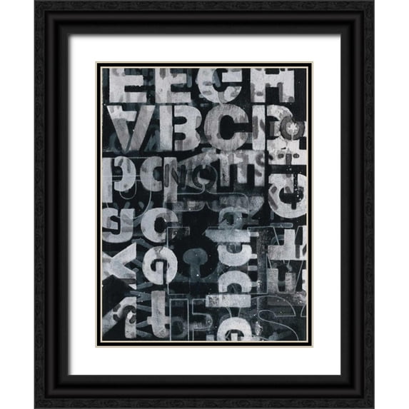 Wyatt, Norman Jr. 12x14 Black Ornate Wood Framed with Double Matting Museum Art Print Titled - Wisdom 1