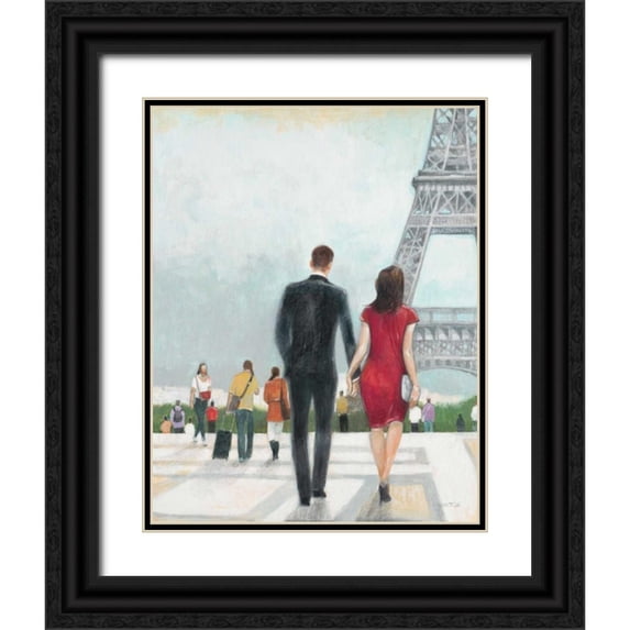 Wyatt, Norman Jr. 15x18 Black Ornate Wood Framed with Double Matting Museum Art Print Titled - Paris Impressions 2