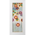 thumbnail image 1 of Wyatt, Norman Jr. 7x14 White Modern Wood Framed Museum Art Print Titled - Fun Floral 2, 1 of 4