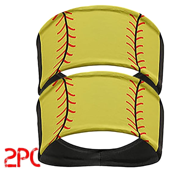 Wycnly 2pcs Headbands for Women Womens Ball Print Elastic Headband Fashion Wrap Hair Bandana Headband Summer Saving Clearance Under $5